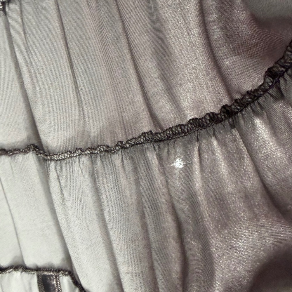 GARNET HILL VINTAGE VELVET TIERED MIDI SKIRT SZ 14 Y2K WHIMSIGOTH ROMANTIC FAIRY - Picture 3 of 11